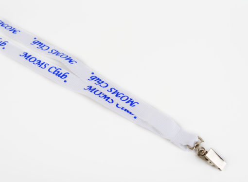 Lanyard - White Woven