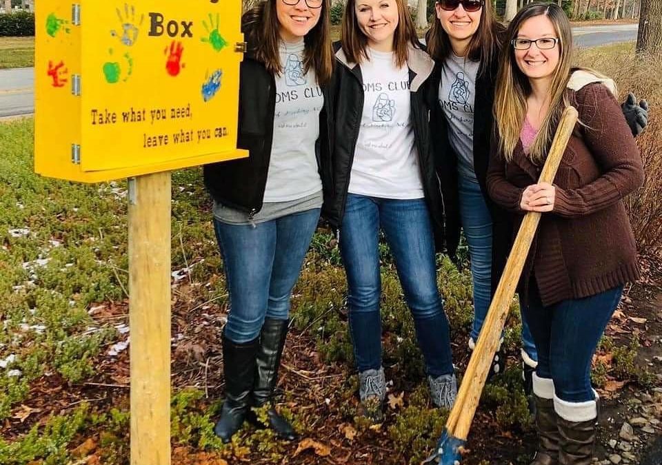 MOMS Club of Hickory, NC Installs Community Blessing Box
