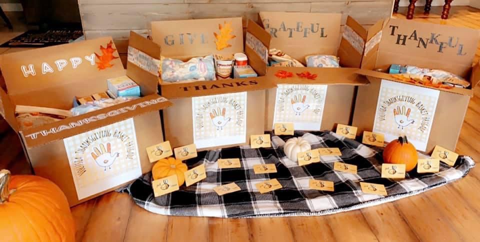 Thanksgiving basket brigade